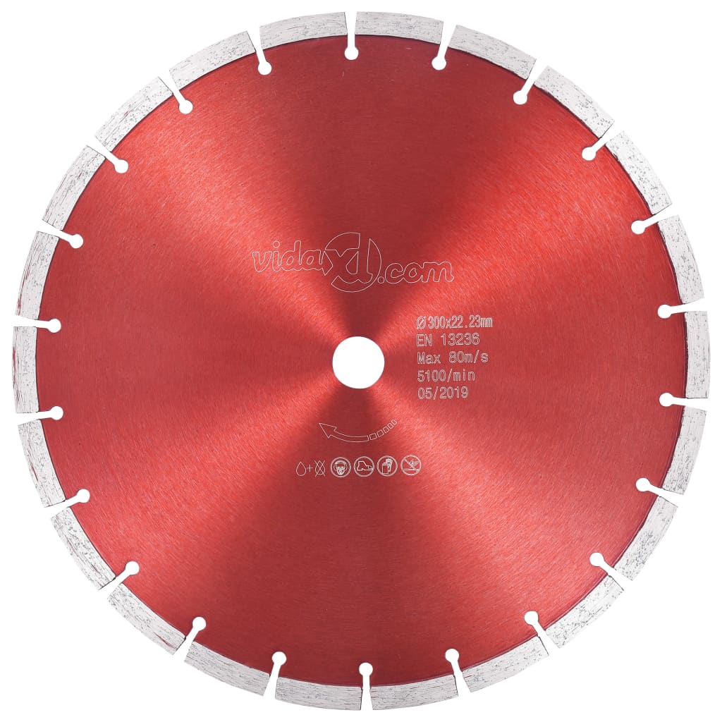 vidaXL Diamond Saw Blade 300 mm Steel