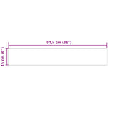 vidaXL Zelfklevende Vloerplank Natuur 32 pcs Gewassen Eik 4,46 m² PVC