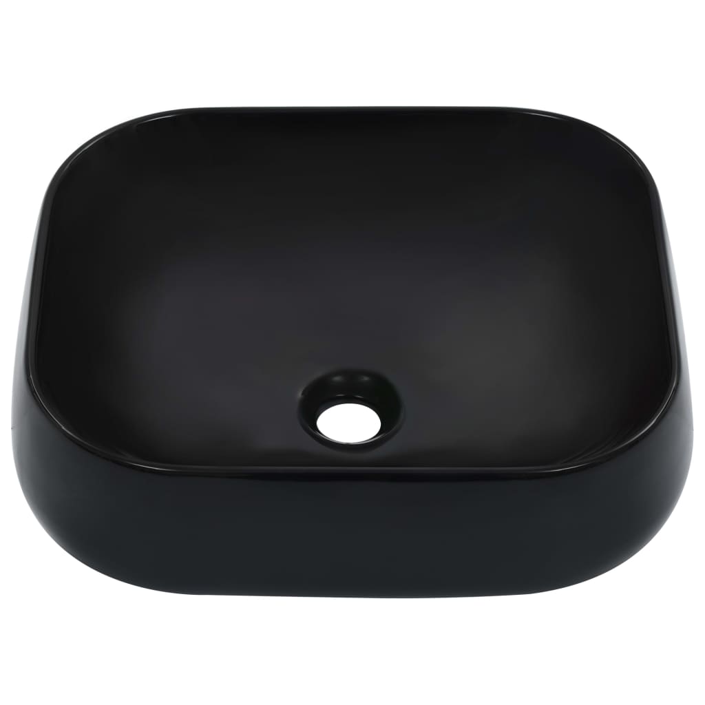 vidaXL Wash Basin 44.5x39.5x14.5 cm ceramic white