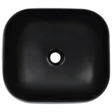 vidaXL Wash Basin 44.5x39.5x14.5 cm ceramic white