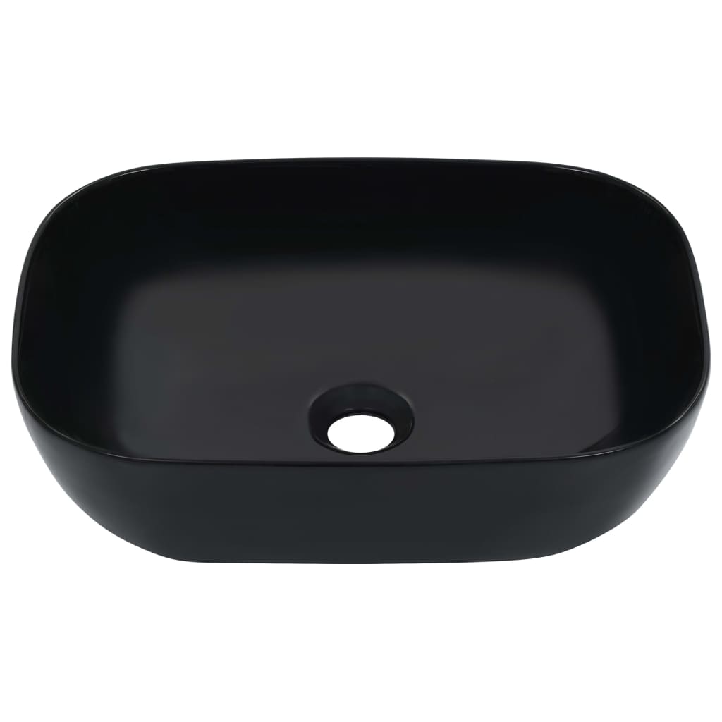 vidaXL Wash Basin 45.5x32x13 cm ceramic white
