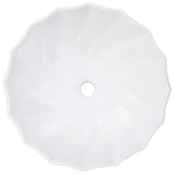 vidaXL Wash Basin 46x17 cm Ceramic White