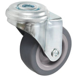 vidaXL Roulettes pivotantes avec platine à trous 4 pcs 50 mm