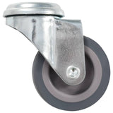 vidaXL Roulettes pivotantes avec platine à trous 4 pcs 50 mm