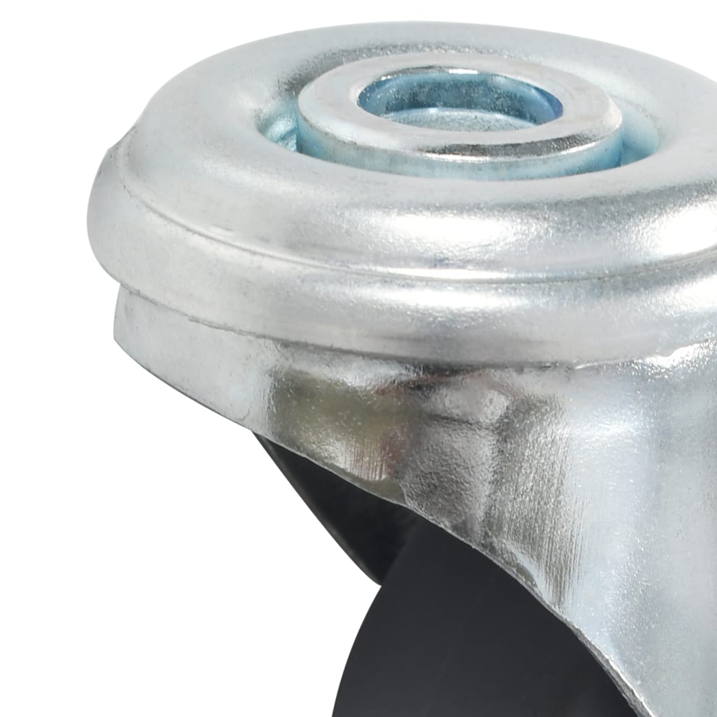 vidaXL Roulettes pivotantes avec platine à trous 4 pcs 50 mm