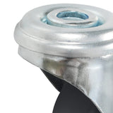 vidaXL Roulettes pivotantes avec platine à trous 4 pcs 50 mm