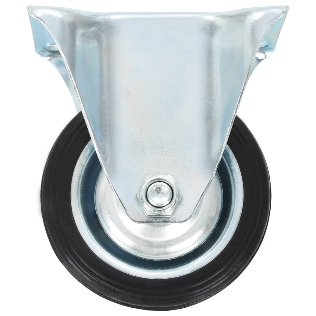vidaXL Roulettes fixes 4 pcs 75 mm