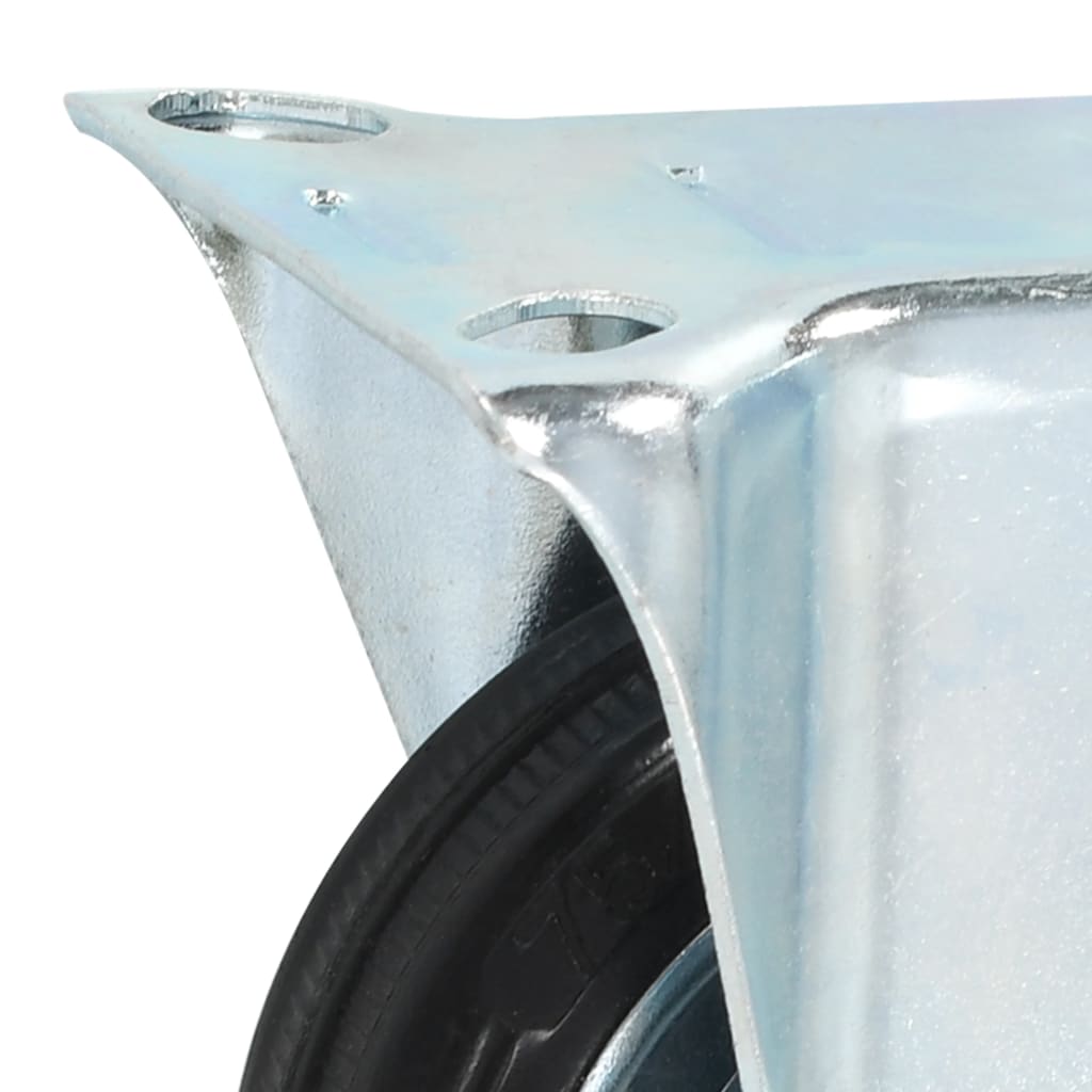 vidaXL Roulettes fixes 4 pcs 75 mm