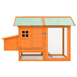 vidaXL Chicken Coop 170x81x110 cm Solid Pine and Fir Wood