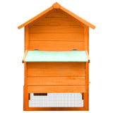 vidaXL Chicken Coop 170x81x110 cm Solid Pine and Fir Wood