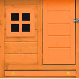 vidaXL Chicken Coop 170x81x110 cm Solid Pine and Fir Wood