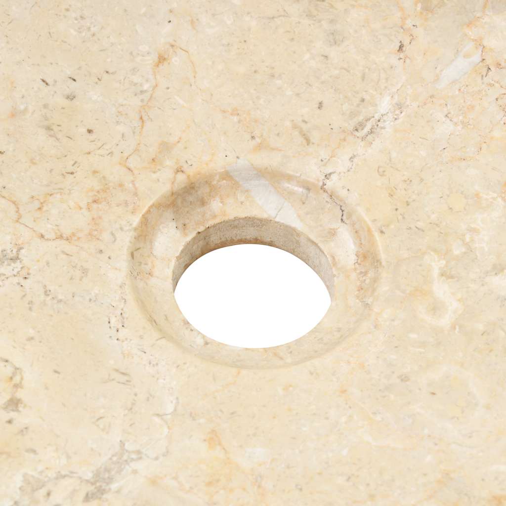 vidaXL Sink 40x12 cm marble black