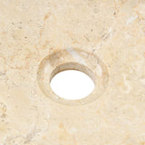 vidaXL Sink 40x12 cm marble black