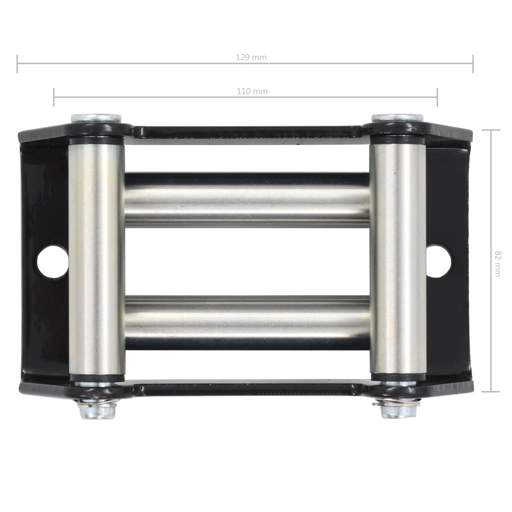 vidaXL Roller Window 4-way 1500-3000 lbs Steel