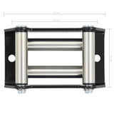 vidaXL Roller Window 4-way 1500-3000 lbs Steel