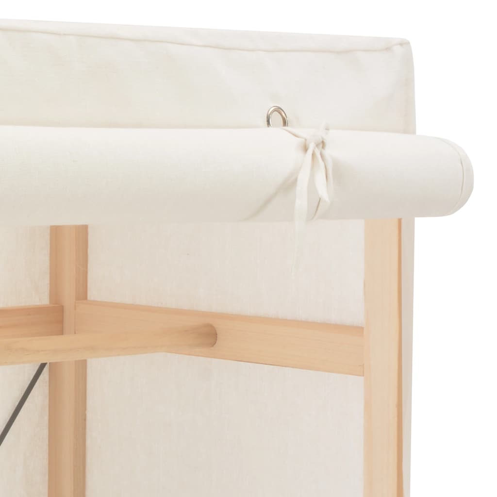 vidaXL Kledingkast 79x40x170 cm stof wit