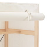 vidaXL Kledingkast 79x40x170 cm stof wit
