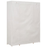 vidaXL Kledingkast 135x40x170 cm stof wit