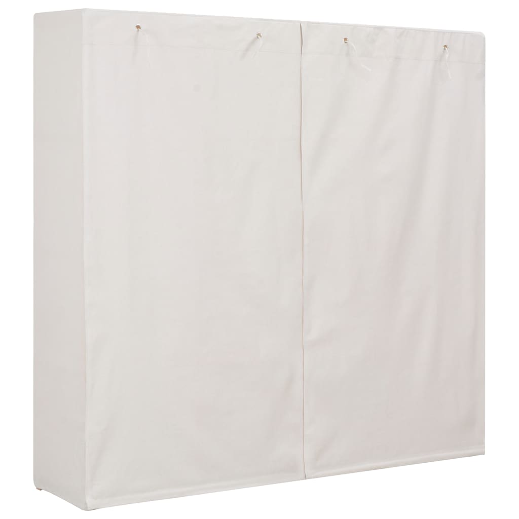 vidaXL Kledingkast 173x40x170 cm stof wit