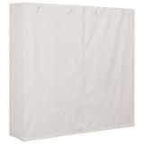 vidaXL Kledingkast 173x40x170 cm stof wit