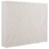 vidaXL Wardrobe 200x40x170 cm fabric white
