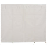 vidaXL Wardrobe 200x40x170 cm fabric white