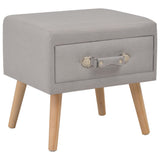 vidaXL Nightstand 40x35x40 cm fabric grey