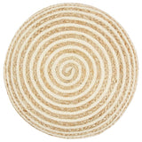 vidaXL Handmade Pouf 45x30 cm Jute