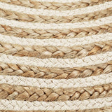 vidaXL Handmade Pouf 45x30 cm Jute