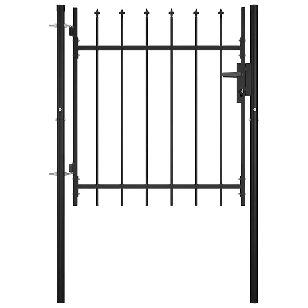 vidaXL Spear Top Garden Gate 100x75 cm