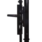 vidaXL Spear Top Garden Gate 100x75 cm