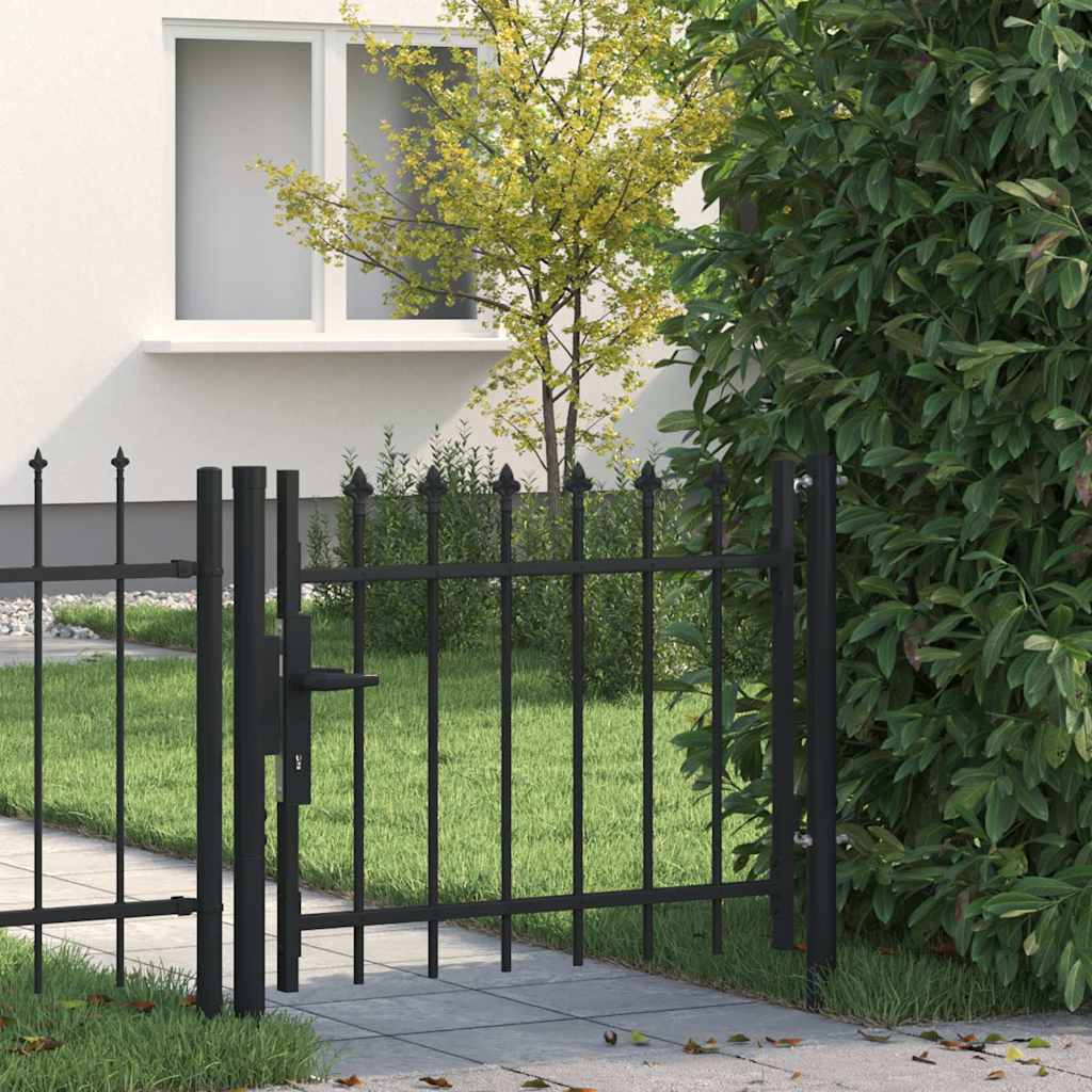 vidaXL Spear Top Garden Gate 100x75 cm