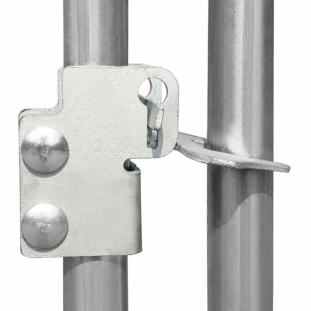 vidaXL Chicken Run 3x1x1.5 m Galvanized Steel