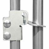 vidaXL Chicken Run 3x1x1.5 m Galvanized Steel