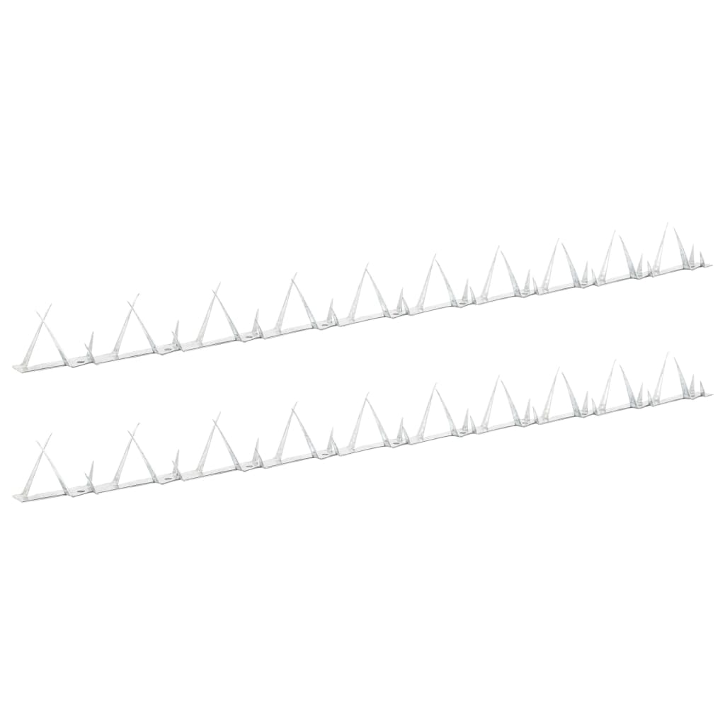 vidaXL Wall Spikes 2 pcs 1 m Steel