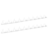 vidaXL Wall Spikes 2 pcs 1 m Steel