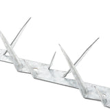vidaXL Wall Spikes 2 pcs 1 m Steel