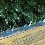 vidaXL Wall Spikes 2 pcs 1 m Steel