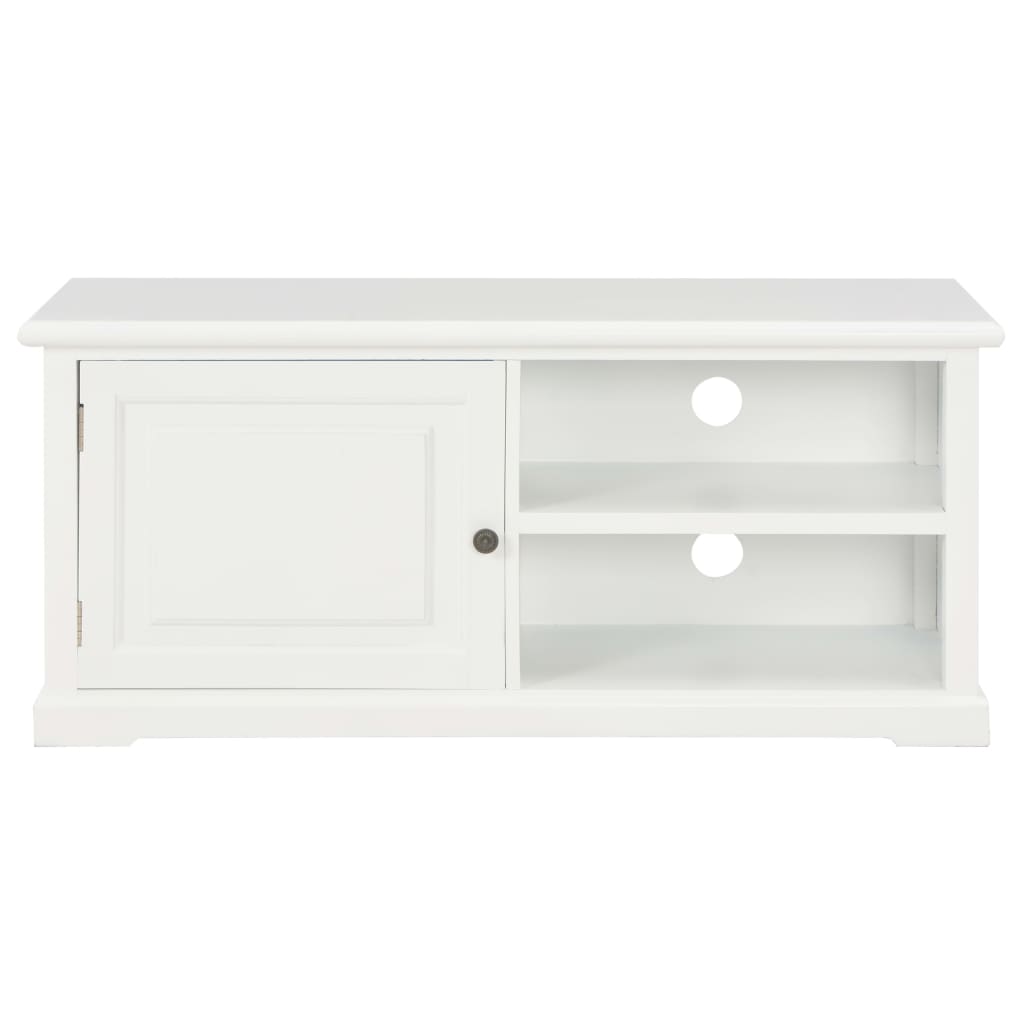 vidaXL TV cabinet 90x30x40 cm wood white