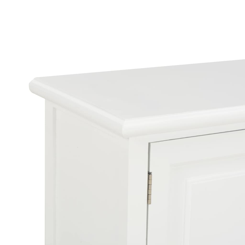 vidaXL TV cabinet 90x30x40 cm wood white
