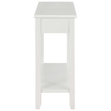 vidaXL Wandtafel 110x35x80 cm hout wit