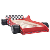 vidaXL Kids' Car Bed Red 90x200 cm
