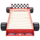 vidaXL Kids' Car Bed Red 90x200 cm
