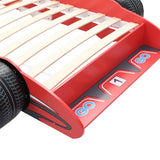 vidaXL Kids' Car Bed Red 90x200 cm