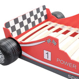 vidaXL Kids' Car Bed Red 90x200 cm
