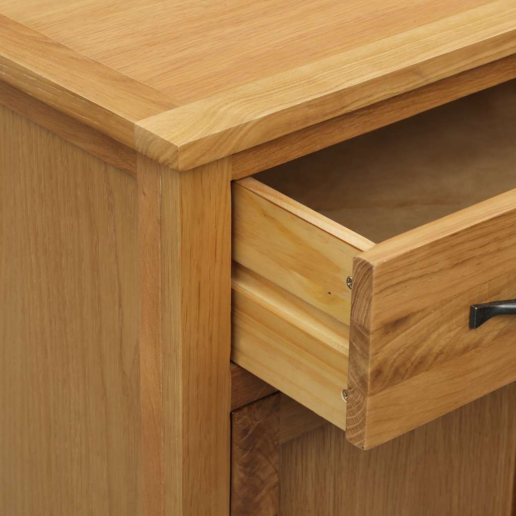 vidaXL Schoenenkast 76x37x105 cm massief eikenhout