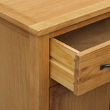 vidaXL Schoenenkast 76x37x105 cm massief eikenhout