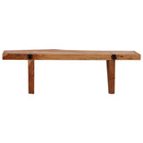 vidaXL Wandschappen 2 st 60x20x18 cm massief acaciahout