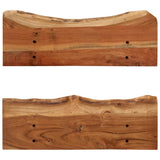 vidaXL Wandschappen 2 st 60x20x18 cm massief acaciahout