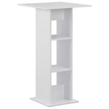 vidaXL Bartafel 60x60x110 cm blanc